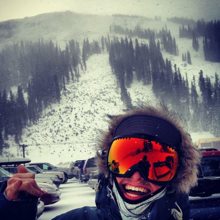 Ryan at ski resort